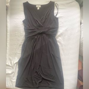 Black Ann Taylor Loft Dress with wrapped front